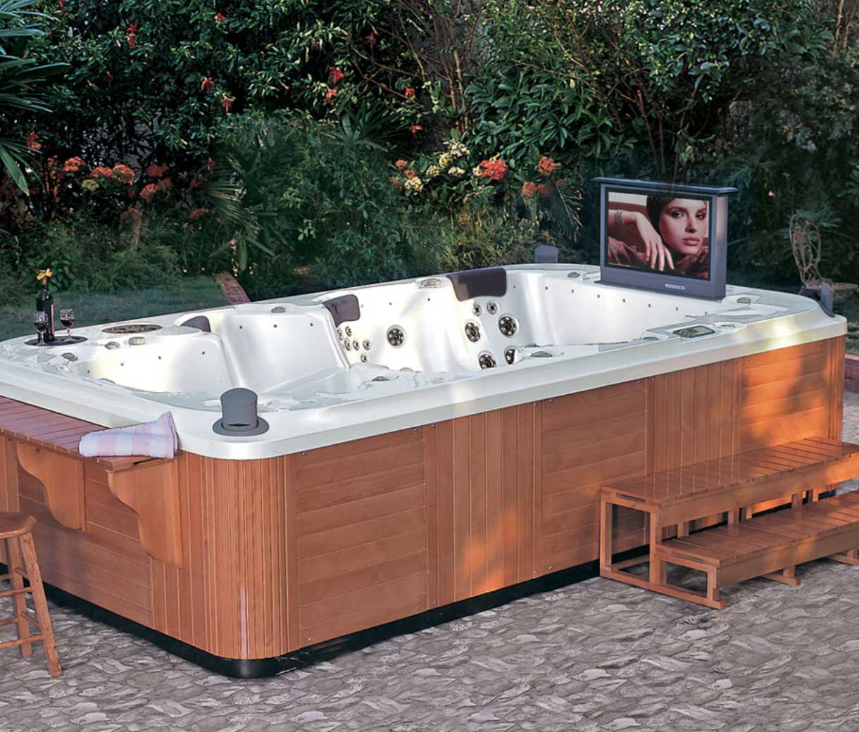 Гидромассажный Спа Бассейн джакузи  для гостиницы JNJ SPAS Stuttgart SPA-J-819